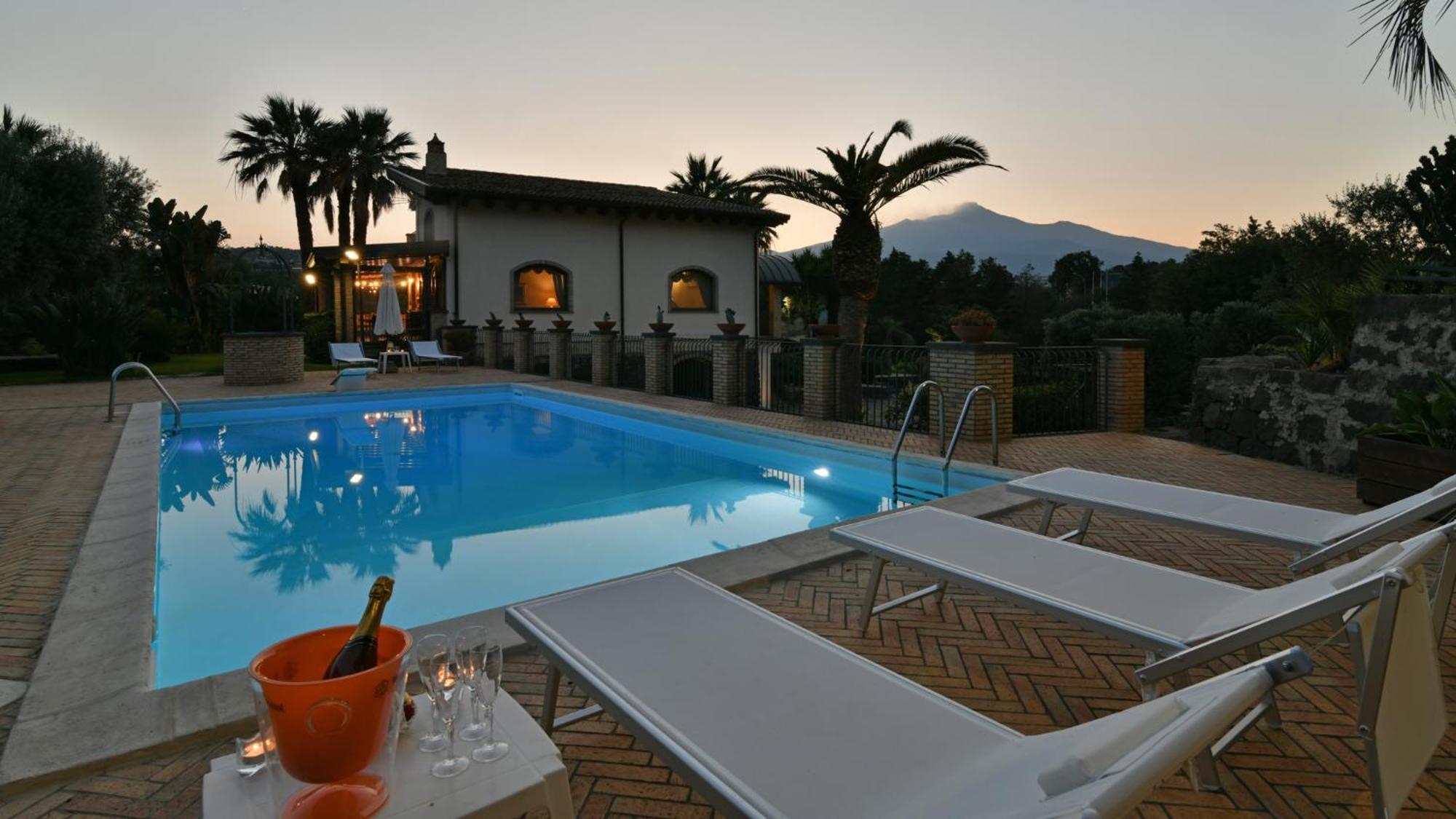 Villa Biddizza Acireale Esterno foto